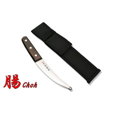 Kanetsune KB-238Chou - 140mm Carbon Steel Chou Knife (Rosewood Handle with Nylon Sheath)