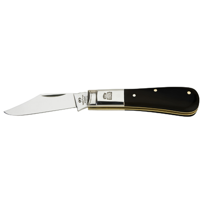 Taylor's PC100BUF - 55mm Stainless Steel Premier Collection Barlow Single Blade Pen Knife (Buffalo Handle)