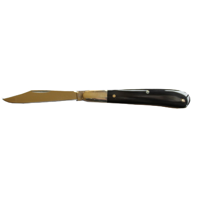 Taylor's PC654buff - 70mm Stainless Steel Craftmanship Alive Barlow Single Blade Pen Knife (Buffalo Handle)