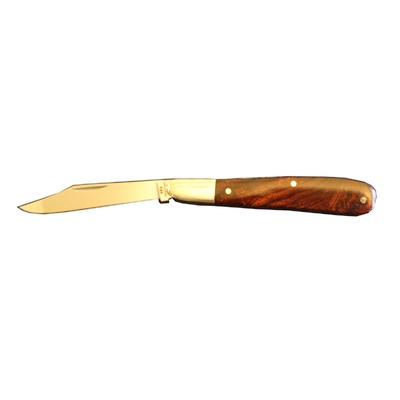 Taylor's PC654iron - 70mm Stainless Steel Craftmanship Alive Barlow Single Blade Pen Knife (Ironwood Handle)