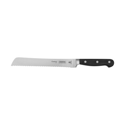 Tramontina 24209008 - 201mm Stainless Steel Bread Knife (Black Poly Handle)