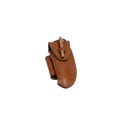 Max Capdebarthes MCLTRAP12 - 12cm Laguiole Traditional Light Tan Knife Pouch (Trapper)
