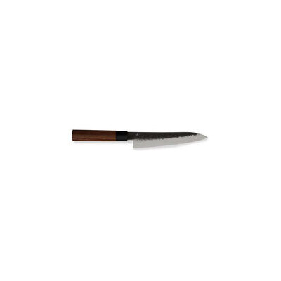 Shikisai Miyako MIYGENUtility160 - 160mm Stainless Steel Gen Petty Utility Knife (Dark Laminated Wood Handle)
