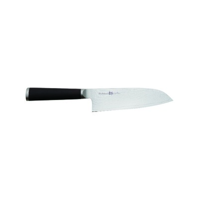 Shikisai Miyako MIYSantoku165 - 165mm Stainless Steel Santoku Chefs Knife (Laminated Wood Handle)
