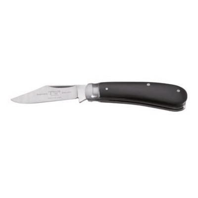 Taylor's SH260 - 55mm Stainless Steel Bunny Knife with Clip (Black Handle)