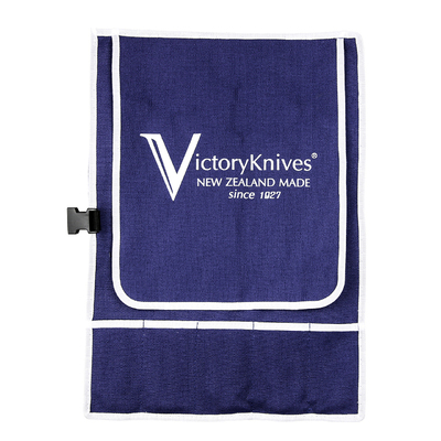 Victory KnivesTI65  - 5 Pocket Blue Knife Wrap (No Knives)