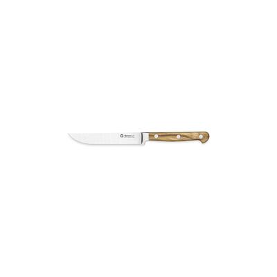 Maserin 0AU631211  - 12cm Stainless Steel Steak Knife Box of 6 (Olive Wood Handle)