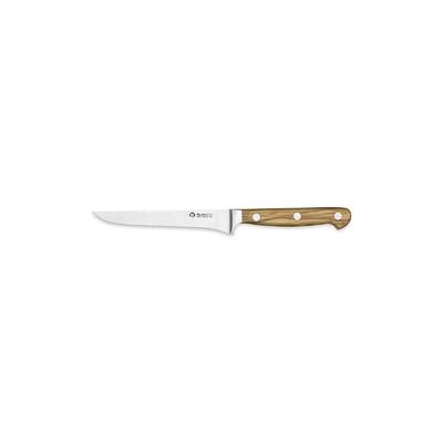 Maserin 0AU631214 - 14cm Stainless Steel Boning Knife (Olive Wood Handle)