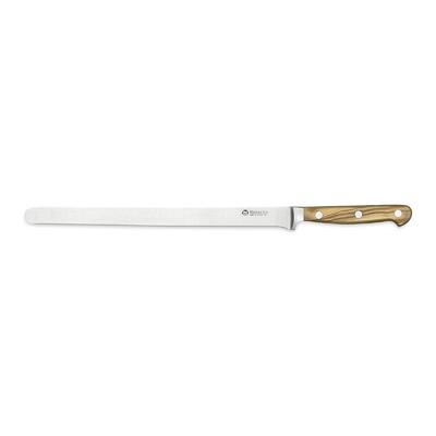 Maserin 0AU631226 - 26cm Stainless Steel Ham Knife (Olive Wood Handle)