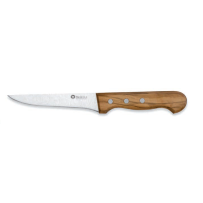 Maserin 0BA633413 - 13cm Stainless Steel Boning Knife (Olive Wood Handle)