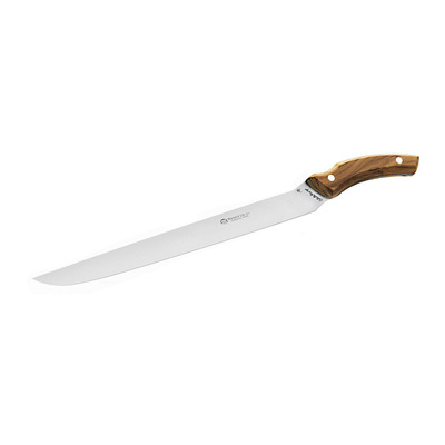 Maserin 2028/OL - 27cm Stainless Steel Carving Knife (Olive Wood Handle)