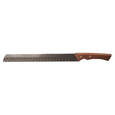 Tramontina 22842112 - 300mm Blackened Stainless Steel Churrasco Brisket Slicer (Wood Handle)