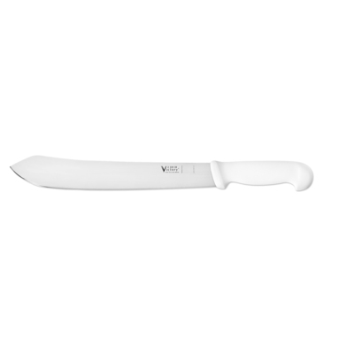 Victory Knives 230830111 - 2.5mm x 30cm Stainless Steel Cabbage Knife (White Plastic Handle)