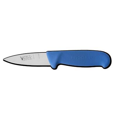 Victory Knives 260410200 - 2.5mm x 10cm Stainless Steel Tuna Knife (Blue Progrip Handle)