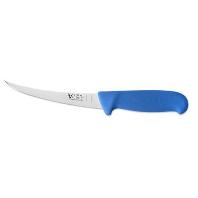 Victory Knives 3/720/15/200 Flex Curved Filleting Knife Progrip Blue - 15cm