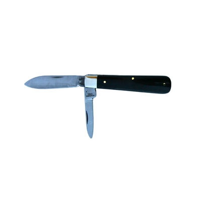 82BW/M Joseph Rodgers Spearpoint & Pen Knife with Black Wood Scales Handle and Satin Finish