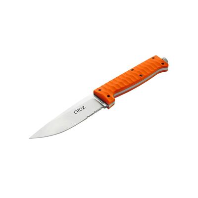 Maserin 976G10A - 110mm Croz Fixed Blade Knife (Orange G10 Handle & Satin Finish)