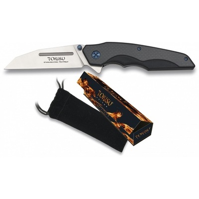 Tokisu Folding 9.5cm Blade G10 & Carbon Handle
