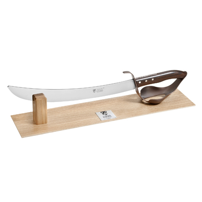 Claude Dozorme CD.063.45 - 51cm Stainless Steel Champagne Sabre (Rosewood Handle)