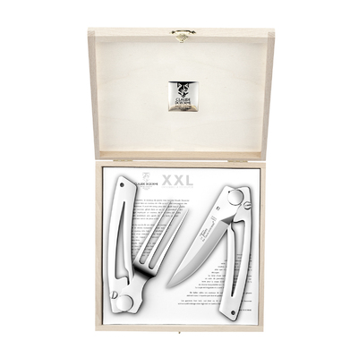Claude Dozorme CD.170.91 - Stainless Steel Le Theirs Folding Carving Set