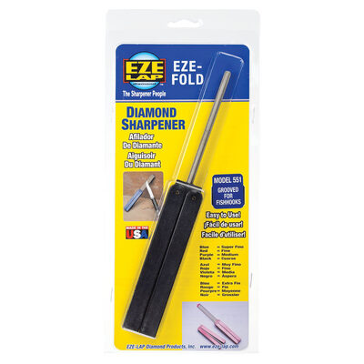 EZE-LAP EZE-551 -  Coarse EZE Fold Diamond Sharpener 3 - 1/2" Round Shaft