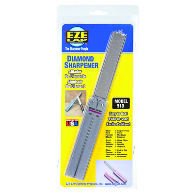 EZE-LAP EZE-FOLD510 - Diamond Sharpening Butterfly Knife, Double Sided  (Medium 400 Grit/SuperFine 1200 Grit)