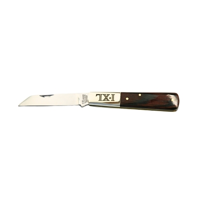 George Wostenholm GW1500LR3P - 55mm Polished Finished Stainless Steel, Lambsfoot  Knife 1*XL (Laminated Rosewood Scales)