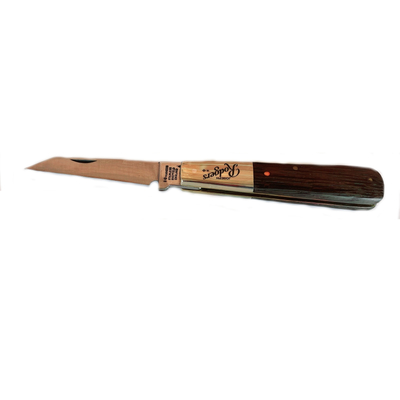 Joseph Rodgers JR1500DO3Sat - 60mm Satin Finished Stainless Steel Sheeps Foot Knife ( Dark Oak Scales Handle)