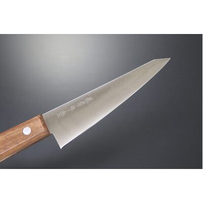 Kanetsune KB-264 - 150mm Carbon Steel Hone-Kaku Boning Knife (Natural Wood Handle)