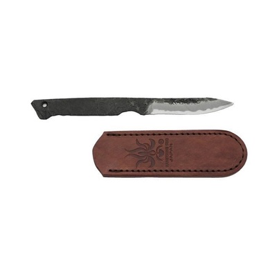 Kanetsune KB423Yama - 80mm White Steel Yama Blade ( White Steel Handle with Leather Sheath)