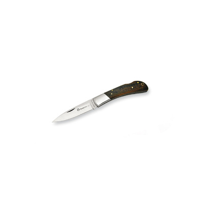 Maserin M1261LGP - 80mm Stainless Steel Prestige Hunting Knife (Walnut Handle)