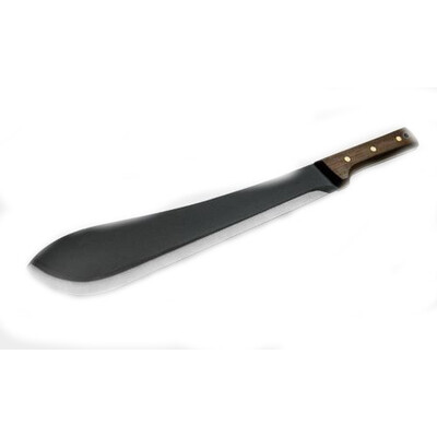 Maserin M171 - 50cm Black Steel Machete  (Bobinga Wood Handle & Leather Sheath)