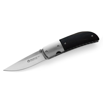 Maserin M388EB - 70mm Stainless Steel  ATTI Folding Knife (Ebony handle with Blade Bolster)