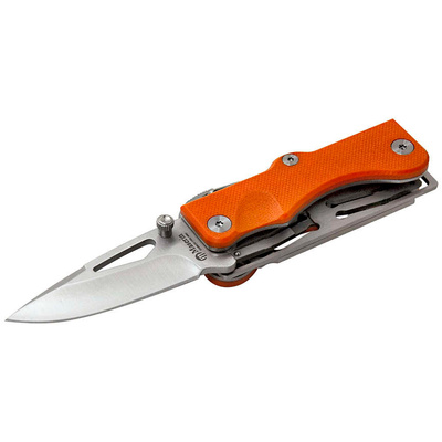 Maserin M564-G10A - 65mm 440 Stainless Steel Citizen Folding Knife (Orange G10 Handle)