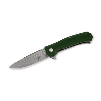Maserin M680G10V - 110mm Stainless Steel Police Folding Knife (Green Handle)