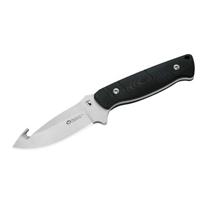Maserin M979G10N - 110mm Stainless Steel Rupicapra Hunting Knife (Black G10 Handle)