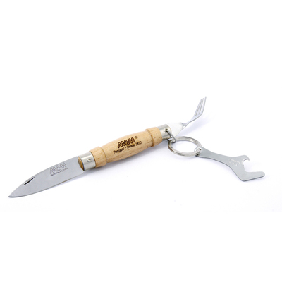 MAM 61mm Pocket knife with fork and bottle top remover