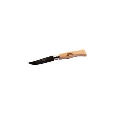 MAM_2109  - 83mm Black Titanium Douro Pocket Knife with Blade Lock (Light Wood Handle)