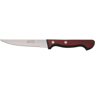 MAM 115mm BBQ knife with pressed wood handle