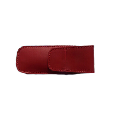 Max Capdebarthes Etui Club pouch no mount knives to 10cm red leather