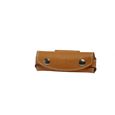 Max Capdebarthes MCSAUV11 - 10cm Sauvettere, Light Tan Wallet Style Knife Pouch 