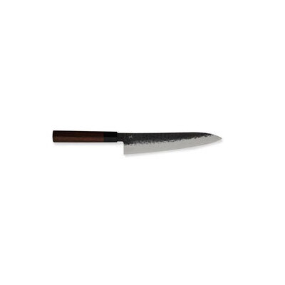  Shikisai Miyako MIYGENGyoto210 - 210mm Stainless Steel, Shikisai Gen Chefs Knife (Dark Brown Laminted Wood Handle)