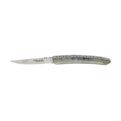 Robert David 12cm handle inlaid image fish scales