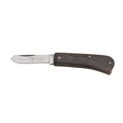 Taylor's folding castrating knife, 7cm s/s,  black handle