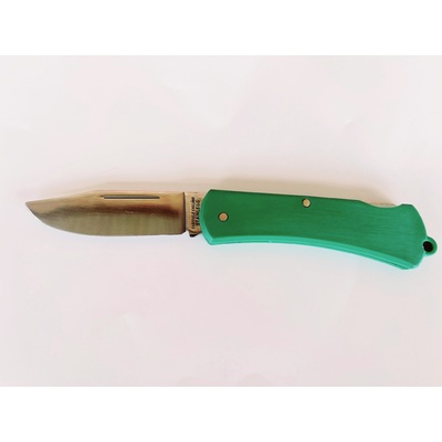 Simply Sheffield SW22050Green - 70mm Stainless Steel Louvic Lock Knife (Green Plastic Handle)