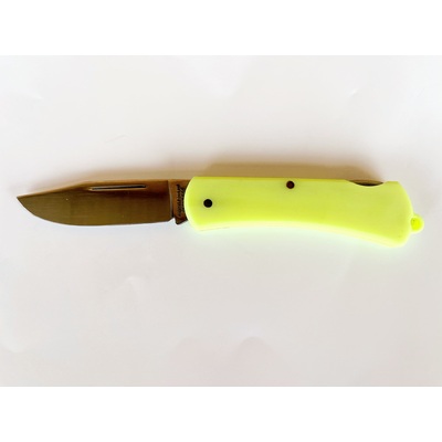 Simply Sheffield SW22050LimeGreen - 70mm Stainless Steel Louvic Lock Knife (Lime Green Plastic Handle)