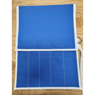 Tawonga TAWCLBLUE - Large Blue Canvas, 5 Knife Wrap