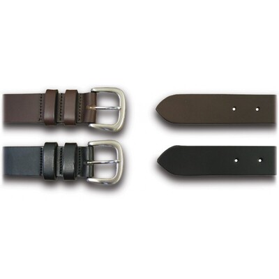 Taurus dress belt 35mm double loop Black -110 cm