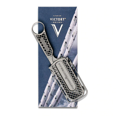 Victory Knives V-XTB  - Titanium, Serrated Sailors Blade with Case